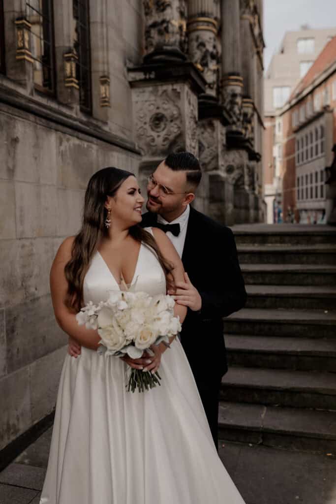 Braut und Bräutigam bei Insposhooting in Bremen, Miriam Weimer.